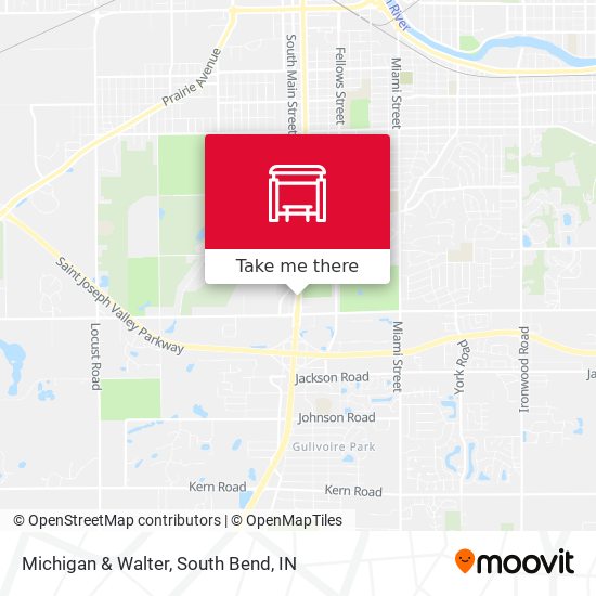 Michigan & Walter map