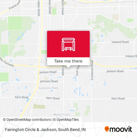Fairington Circle & Jackson map