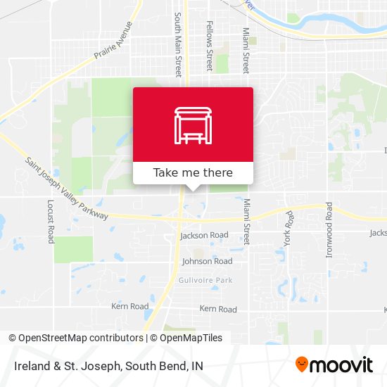 Ireland & St. Joseph map
