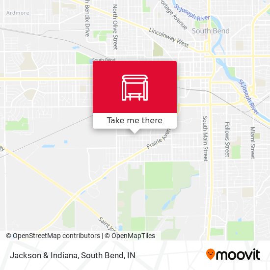 Mapa de Jackson & Indiana