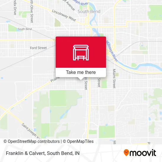 Franklin & Calvert map