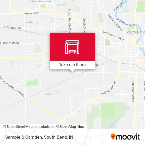 Sample & Camden map