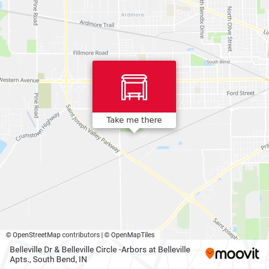 Belleville Dr & Belleville Circle -Arbors at Belleville Apts. map