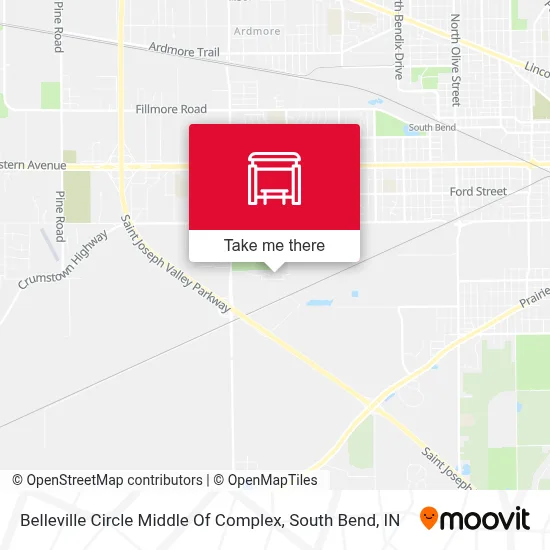 Belleville Circle Middle Of Complex map