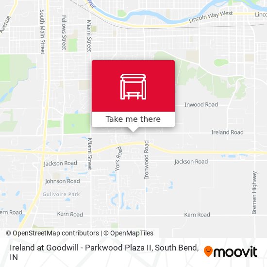 Ireland at Goodwill - Parkwood Plaza II map