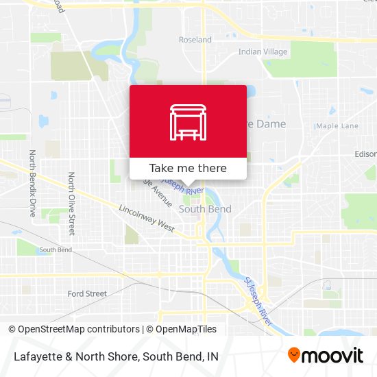 Lafayette & North Shore map