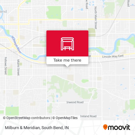 Milburn & Meridian map