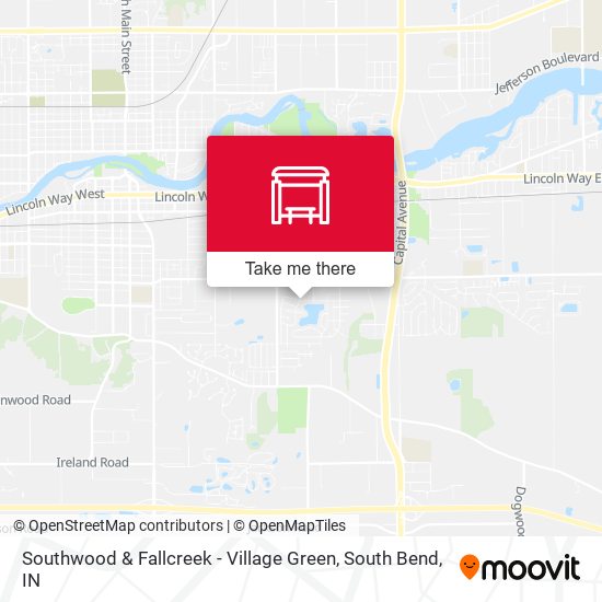 Southwood & Fallcreek - Village Green map