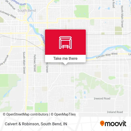 Calvert & Robinson map