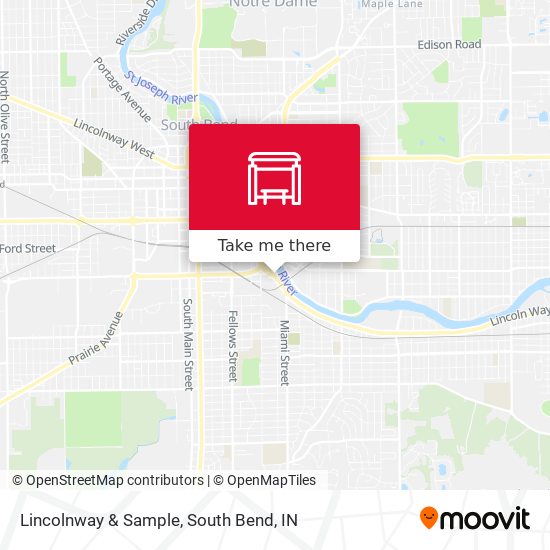 Lincolnway & Sample map