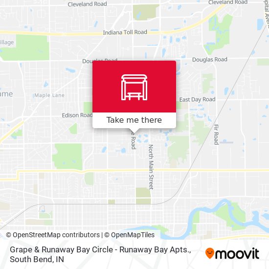 Mapa de Grape & Runaway Bay Circle - Runaway Bay Apts.