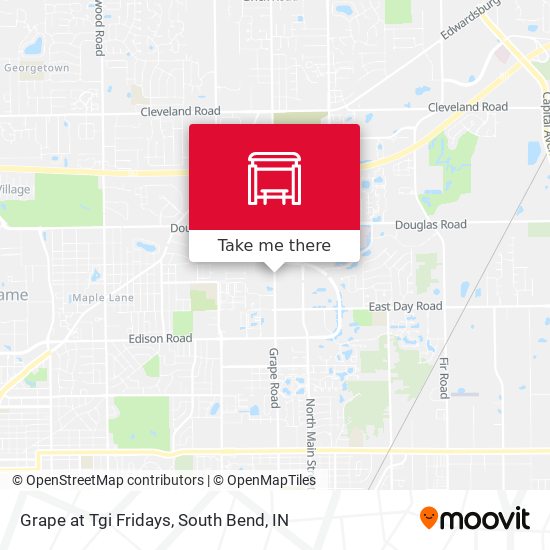 Grape at Tgi Fridays map