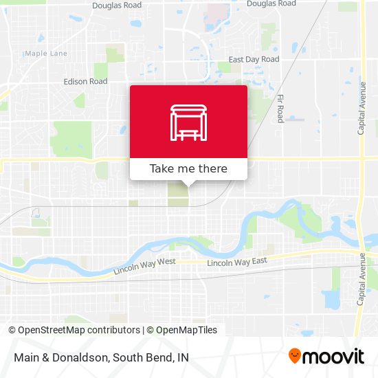 Main & Donaldson map