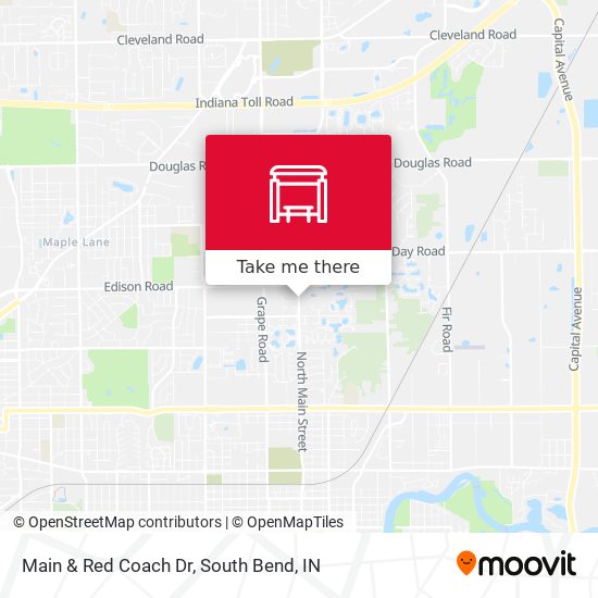 Main & Red Coach Dr map
