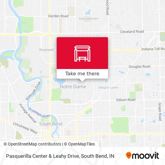 Pasquerilla Center & Leahy Drive map