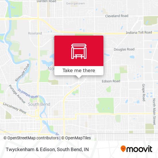 Twyckenham & Edison map