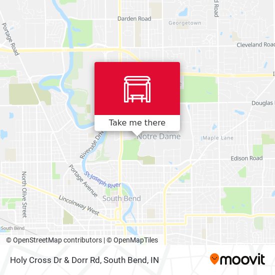 Mapa de Holy Cross Dr & Dorr Rd