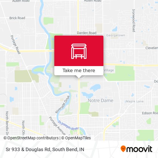 Sr 933 & Douglas Rd map