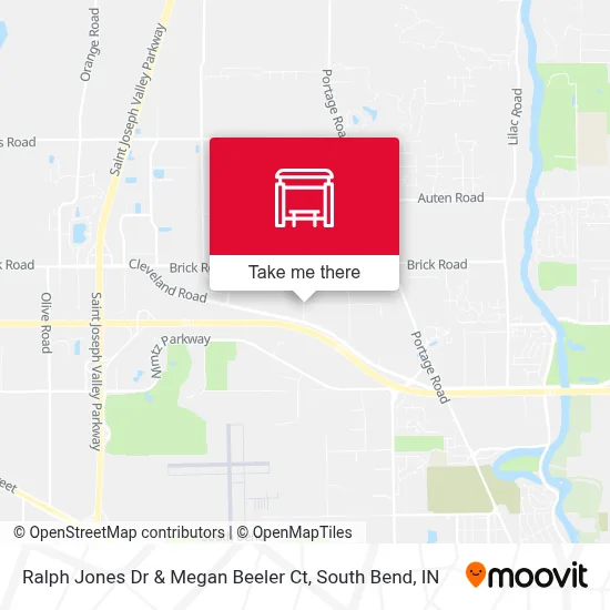 Ralph Jones Dr & Megan Beeler Ct map