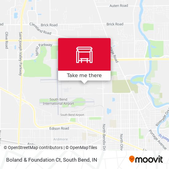 Boland & Foundation Ct map