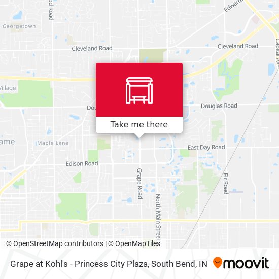 Grape at Kohl's - Princess City Plaza map