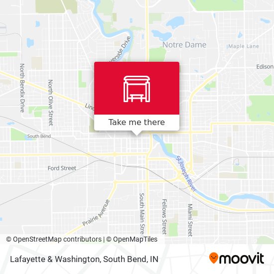 Mapa de Lafayette & Washington