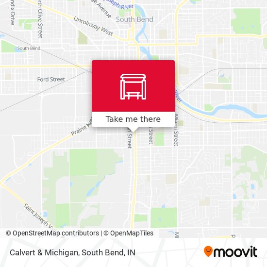 Calvert & Michigan map