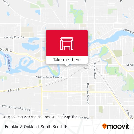 Franklin & Oakland map