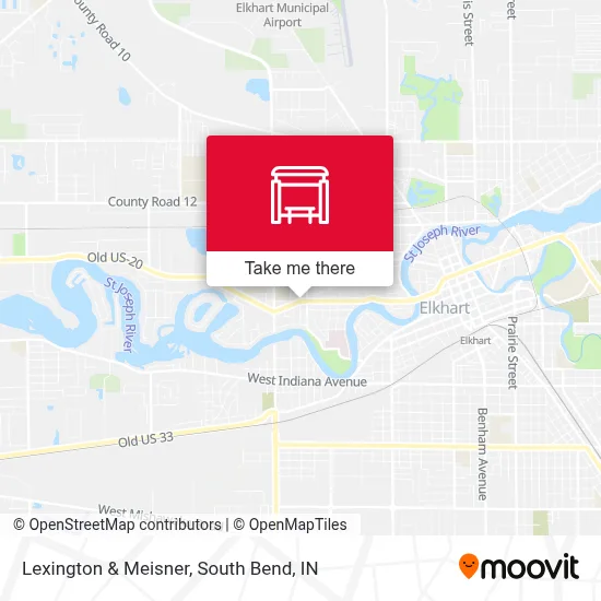 Lexington & Meisner map