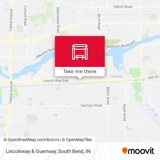 Mapa de Lincolnway & Guernsey