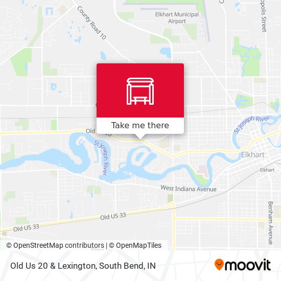 Mapa de Old Us 20 & Lexington