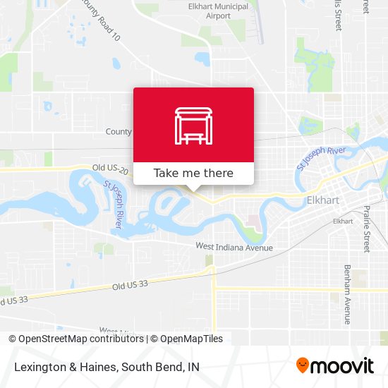 Mapa de Lexington & Haines