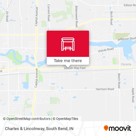 Charles & Lincolnway map