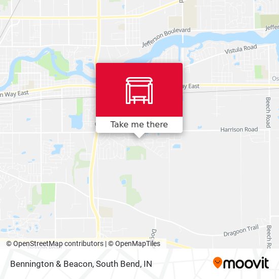 Bennington & Beacon map