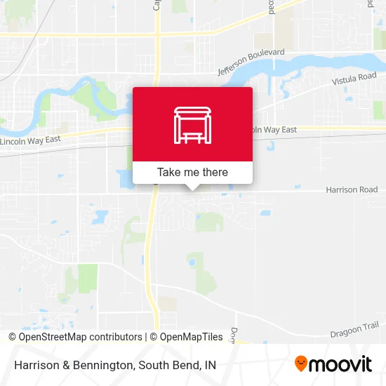 Harrison & Bennington map