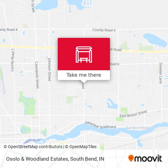 Mapa de Osolo & Woodland Estates