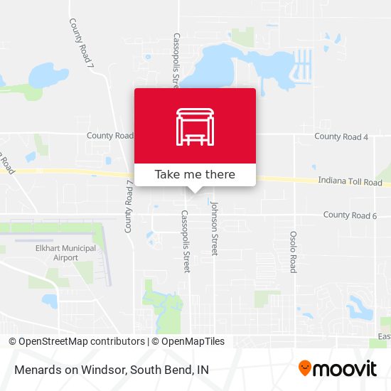 Mapa de Menards on Windsor