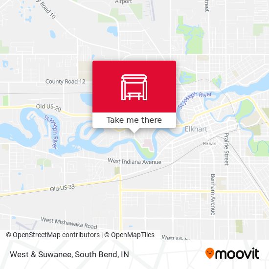 West & Suwanee map