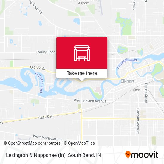 Mapa de Lexington & Nappanee (In)