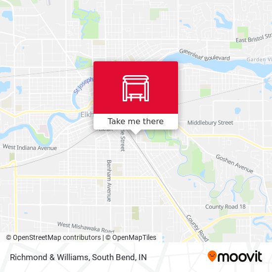 Richmond & Williams map