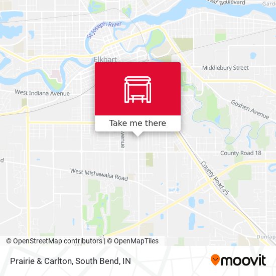 Mapa de Prairie & Carlton