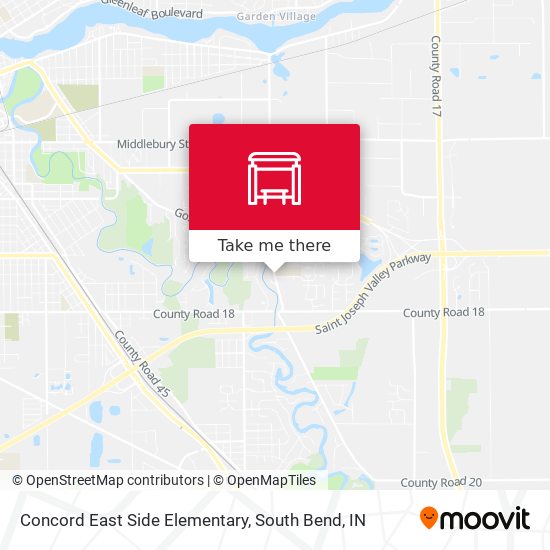 Mapa de Concord East Side Elementary