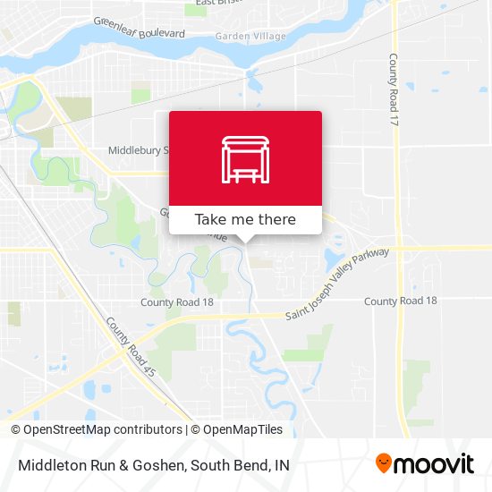 Mapa de Middleton Run & Goshen