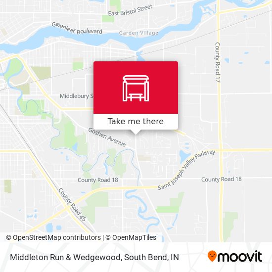 Middleton Run & Wedgewood map