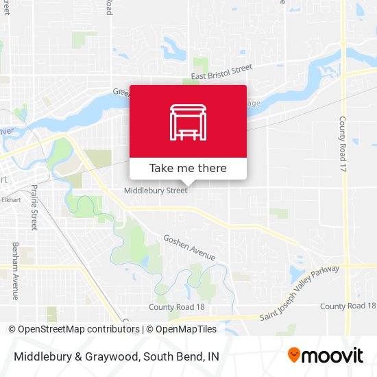 Middlebury & Graywood map