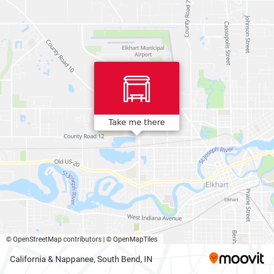 Mapa de California & Nappanee