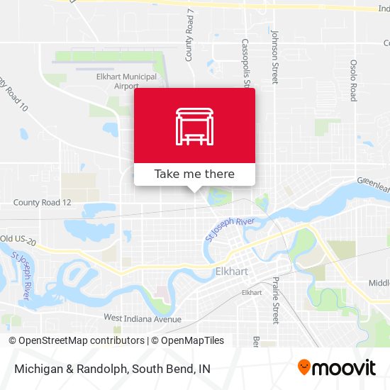 Michigan & Randolph map