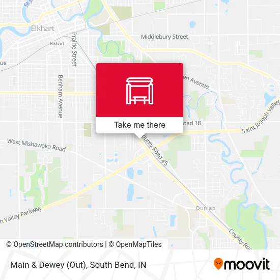 Main & Dewey (Out) map