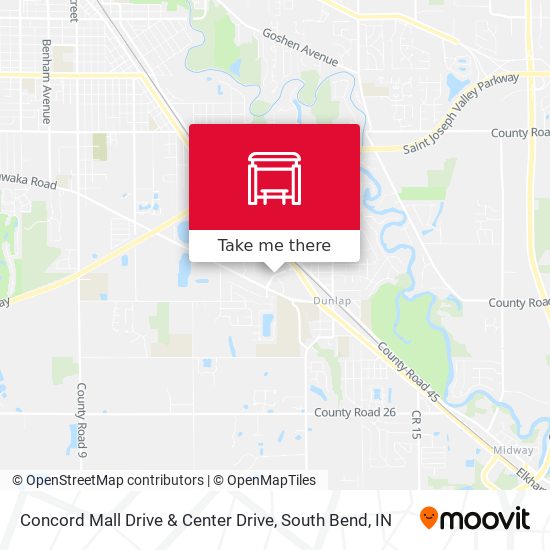 Concord Mall Drive & Center Drive map