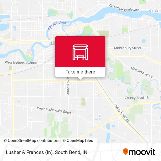 Lusher & Frances (In) map
